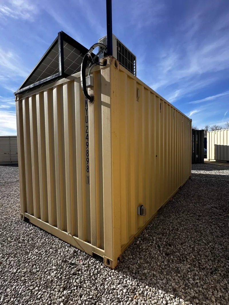 20 ft Shipping Container Office Solar Off Grid Or Grid - Image 4