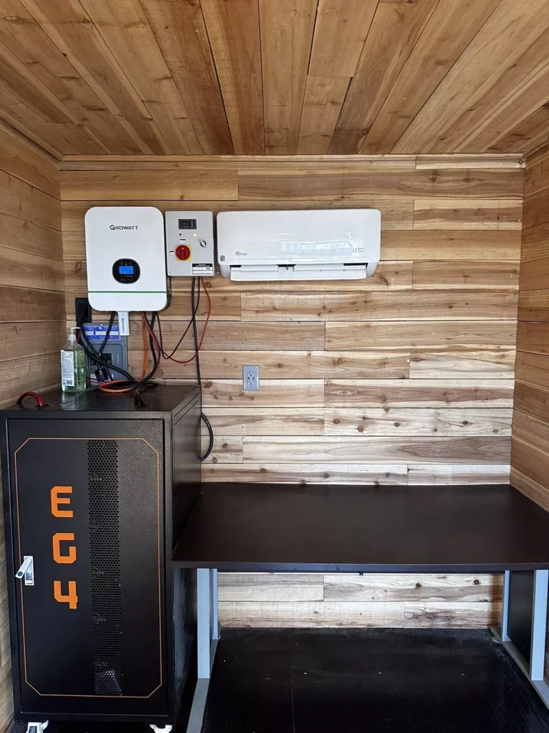 20 ft Shipping Container Office Solar Off Grid Or Grid - Image 8