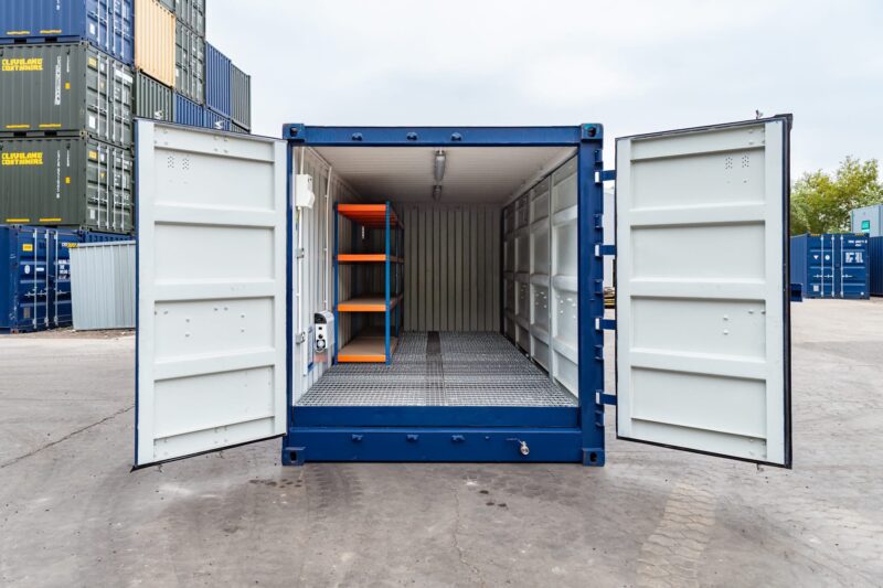 Safe & Practical Chemical Storage Container for Agriculture – 20ft Side Opening