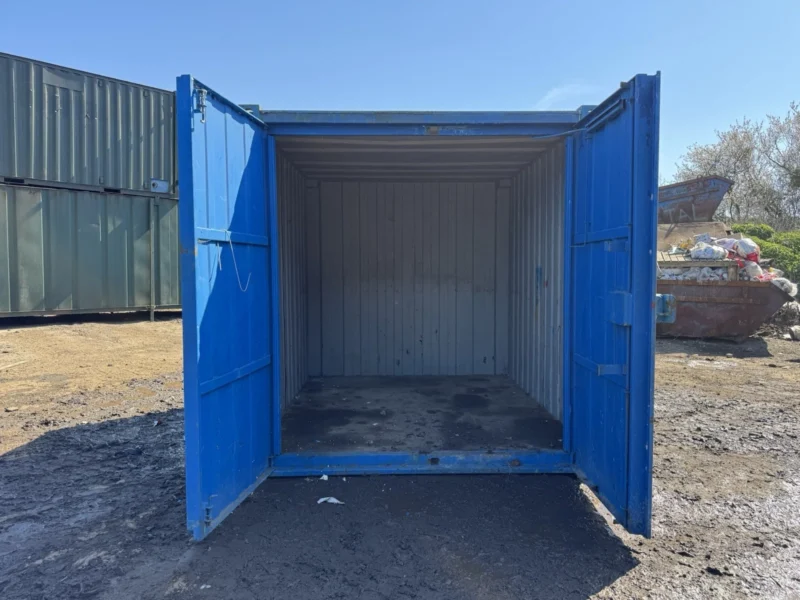 10ft Portable Storage Shipping Container Site Store Anti Vandal Steel - Image 8