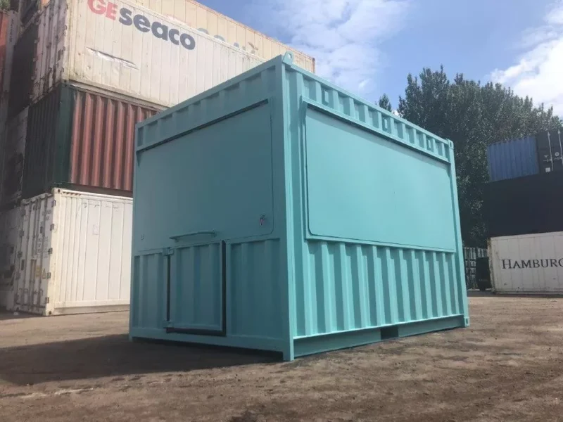 10FT TRIPLE HATCH CONVERTED SHIPPING CONTAINER - Image 3