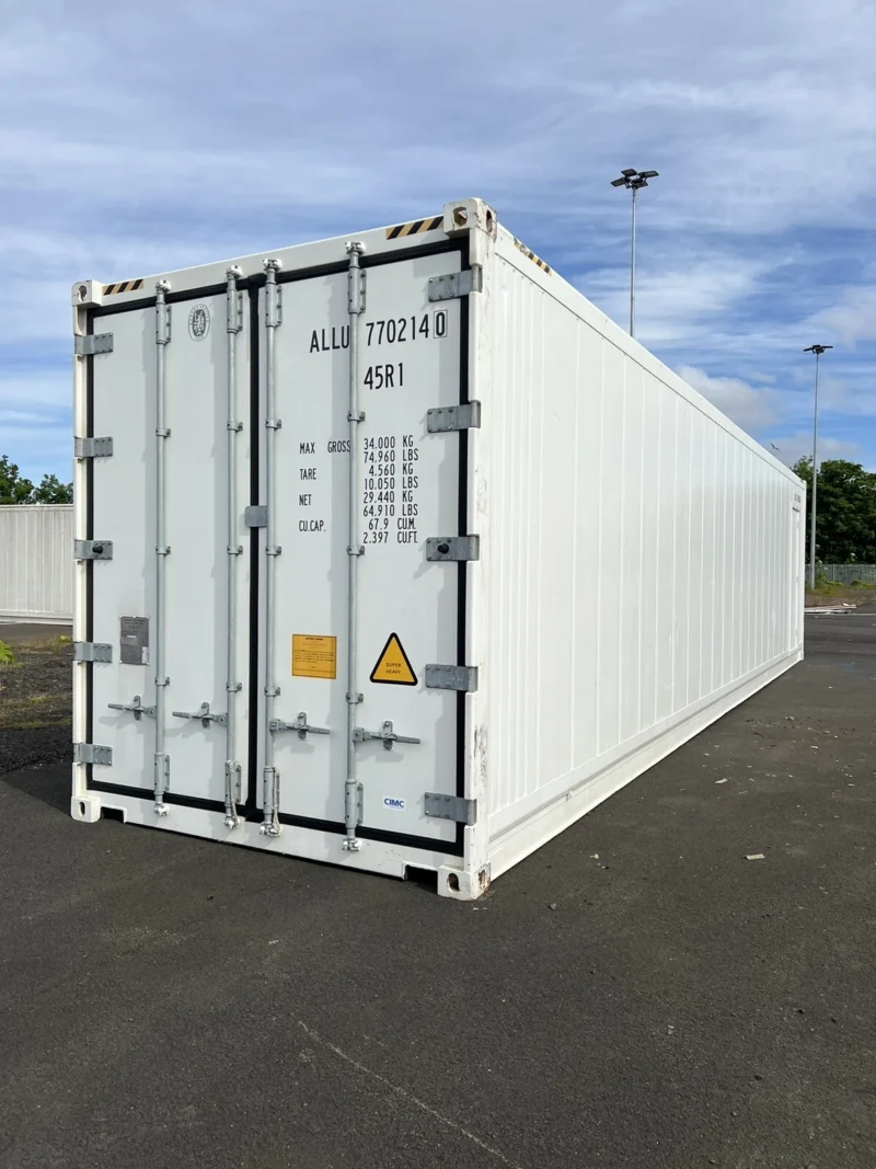 40ft Reefer Container - 2 Personnel Doors on both sides - Image 4