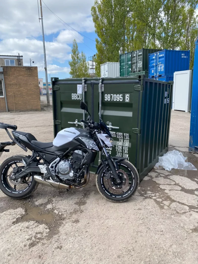 Mini 7' shipping containers for sale - NEW - Image 2