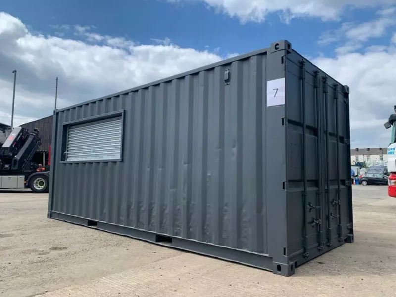 20ft x 8ft Kiosk/Shop Shipping container - Image 2