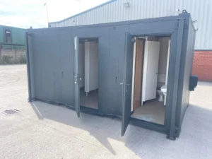 Anti vandal portable 3 plus 1 toilet unit in bury - Best service guaranteed