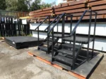 10ft Effluent Tank - 500 Gallon Plus 2 no Container Steps / Stairs / Staircase -