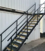 13 Tread Steel Staircase For Portable Office Canteen Site Cabin Container NEW