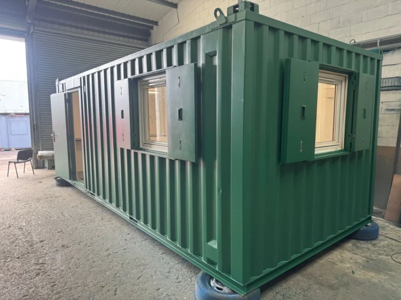 21ft x 9ft 6” Welfare Site Office With Kitchen Anti Vandal. Shipping Container - Image 4