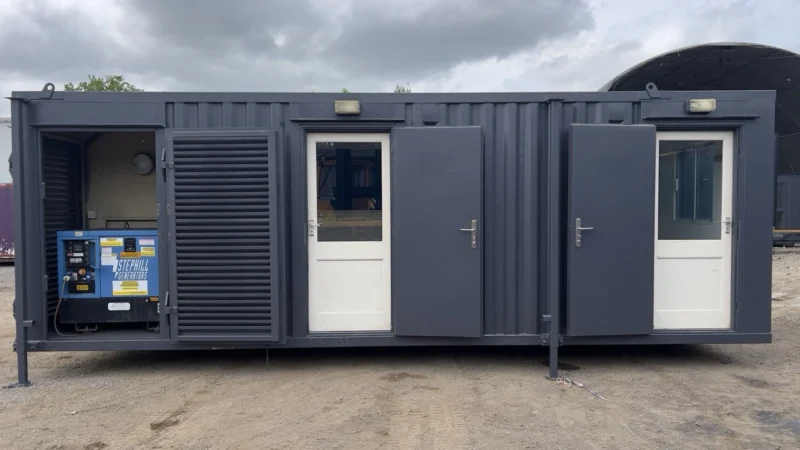 24 x 9ft Anti Vandal Welfare Unit + Generator / Site Office / Canteen / Toilet - Image 3