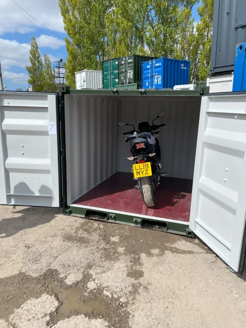 Mini 7' shipping containers for sale - NEW - Image 3