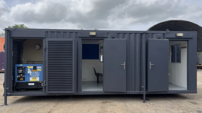 24 x 9ft Anti Vandal Welfare Unit + Generator / Site Office / Canteen / Toilet - Image 4