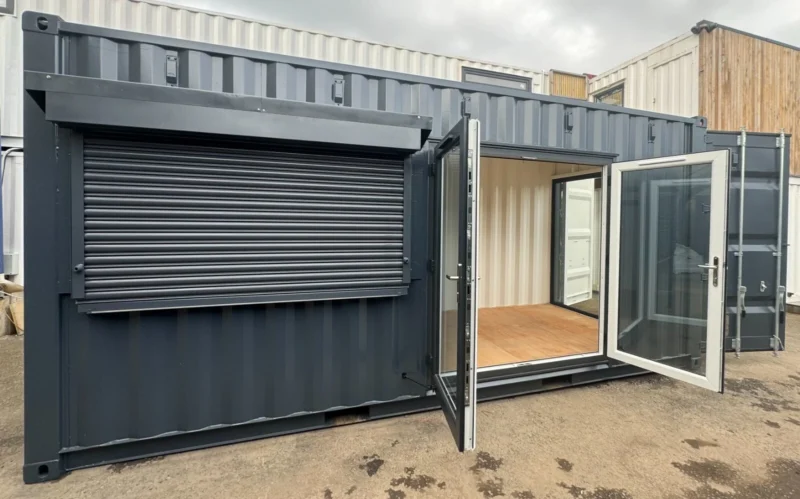 20x8ft | CUSTOM SHIPPING CONTAINER CONVERSION | Portable Building | - Image 7
