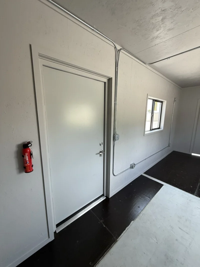 40ft New Slate Gray Shipping Container Office For Commercial Use Spray Foam - Image 12