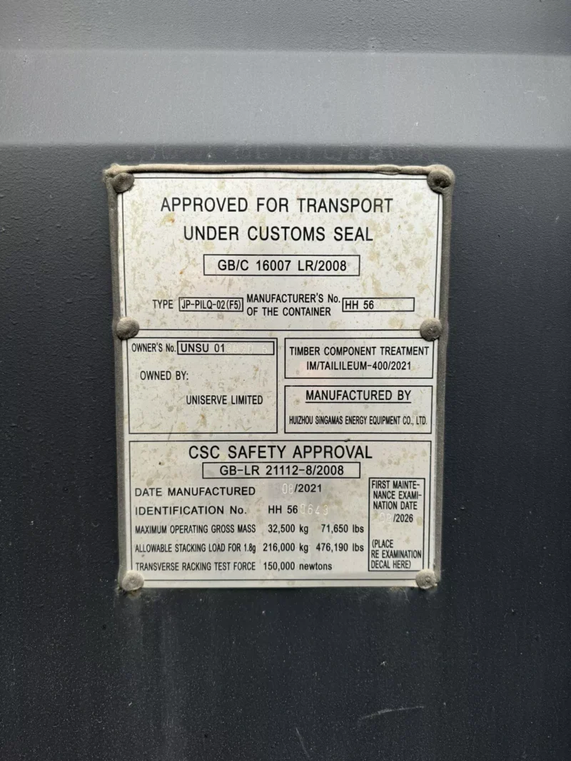 40FT DRY HC 2x Tripper Shipping Container - Image 5