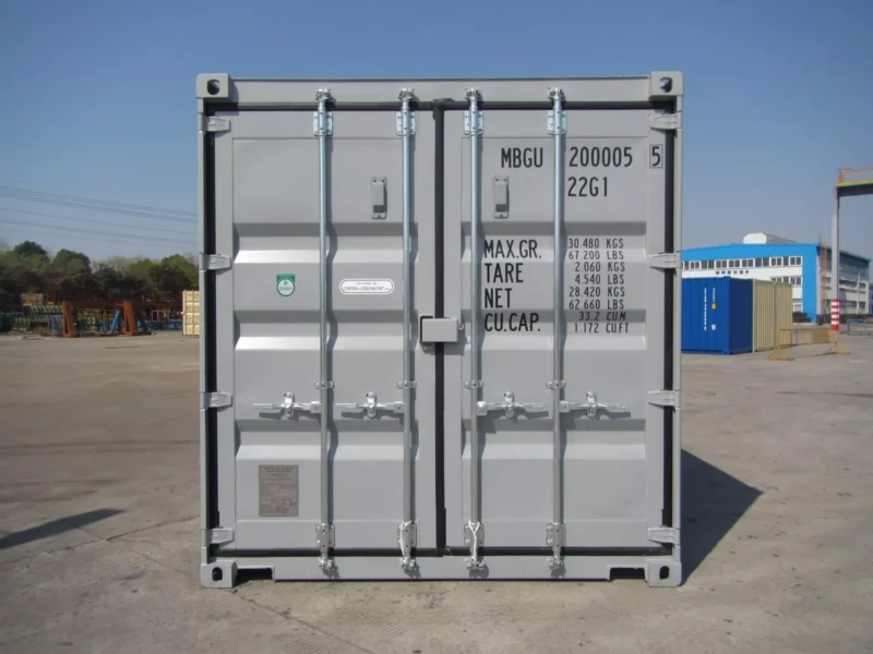 Shipping Containers 20ft RAL 7035 light grey - Image 5