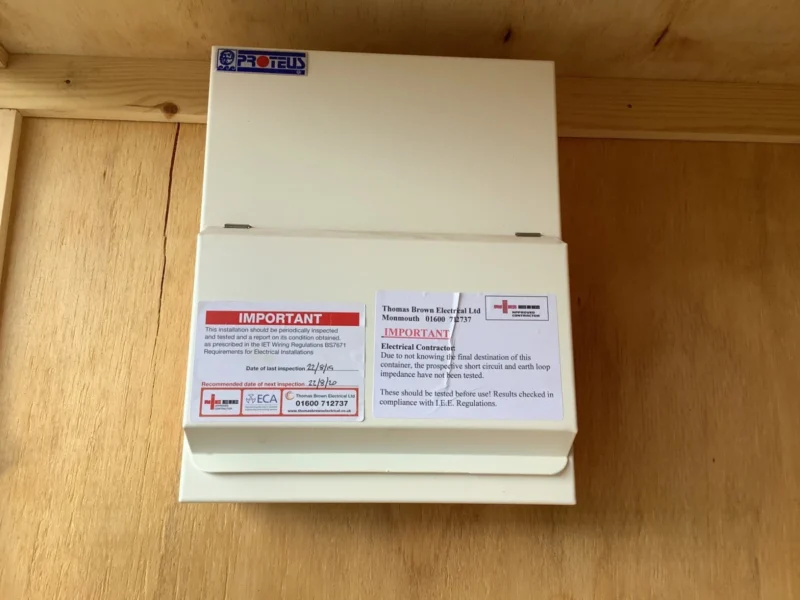 20 ft container for sale INSULATED HEATER & ELECTRICS - Image 6