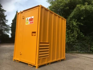 7ft x 5ft (2.2m x 1.6m) Secure Walk In Steel Chemstore/Hazardous Material Store