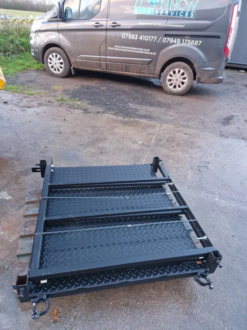 13 Tread Steel Staircase For Portable Office Canteen Site Cabin Container NEW - Image 9