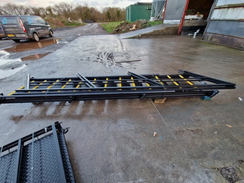13 Tread Steel Staircase For Portable Office Canteen Site Cabin Container NEW - Image 10