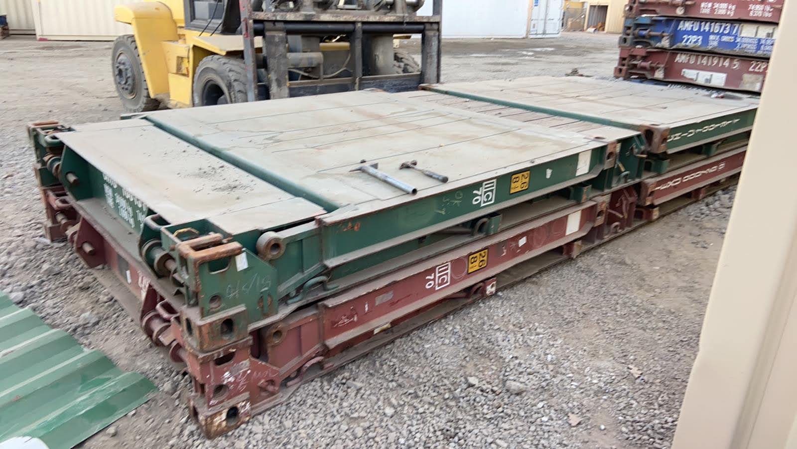 20Ft X 8Ft Used Flat Rack Shipping Containers - Image 6