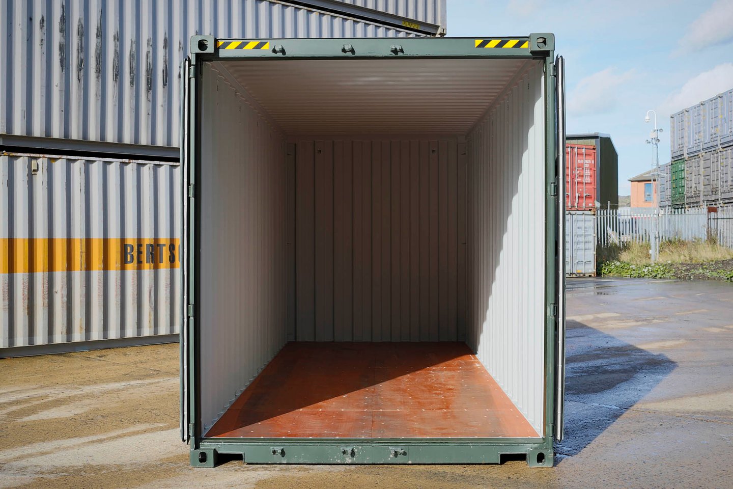 20Ft Shipping Container (One Trip) - Dark Green - Image 6