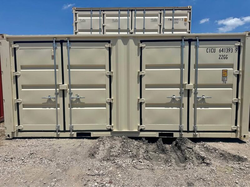 20ft Open Side Shipping Container – Dual Side Doors, One-Trip Condition!