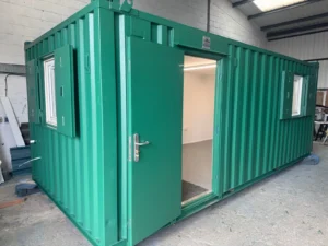 21ft x 9ft 6” Welfare Site Office With Kitchen Anti Vandal. Shipping Container