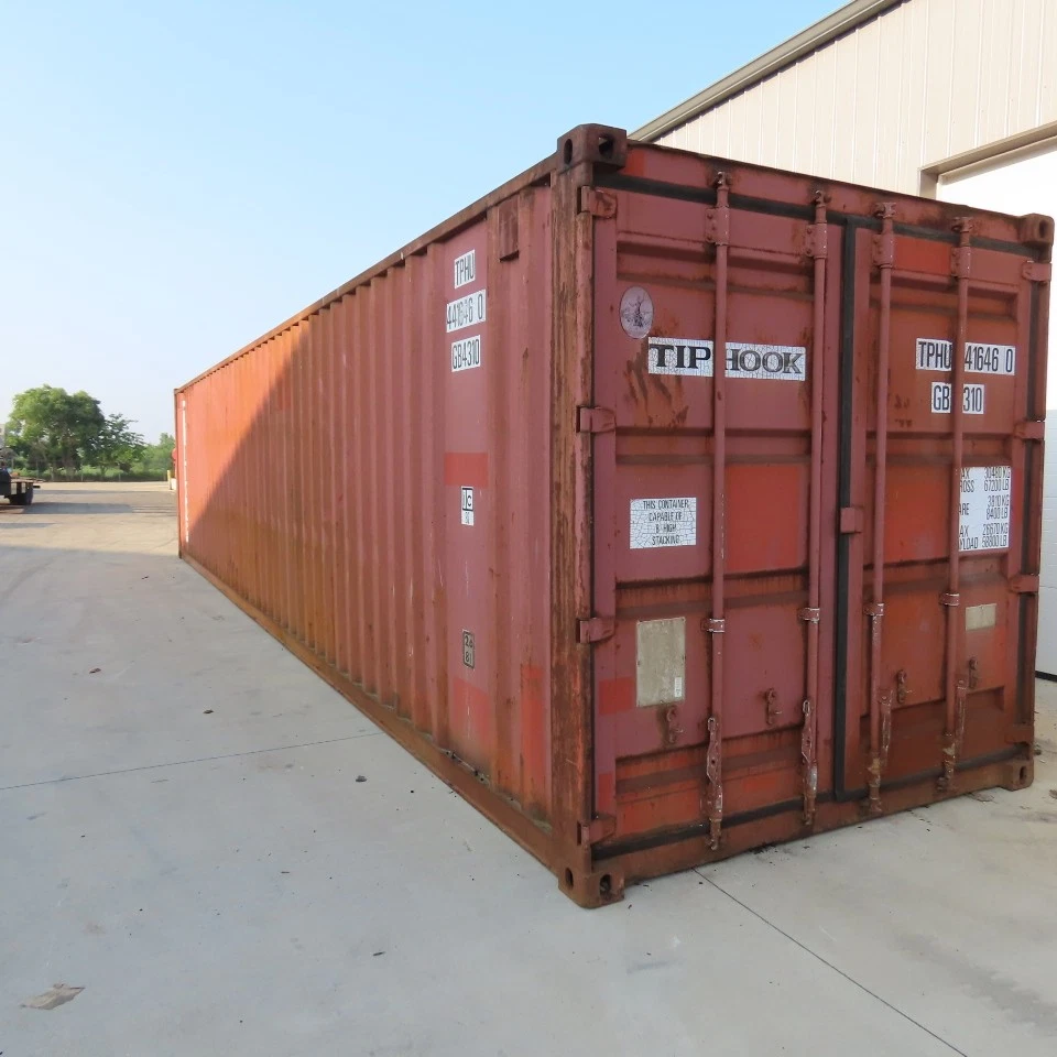 Tiphook 40' Standard Height End Door Shipping Container (Bad Floor) - Image 11