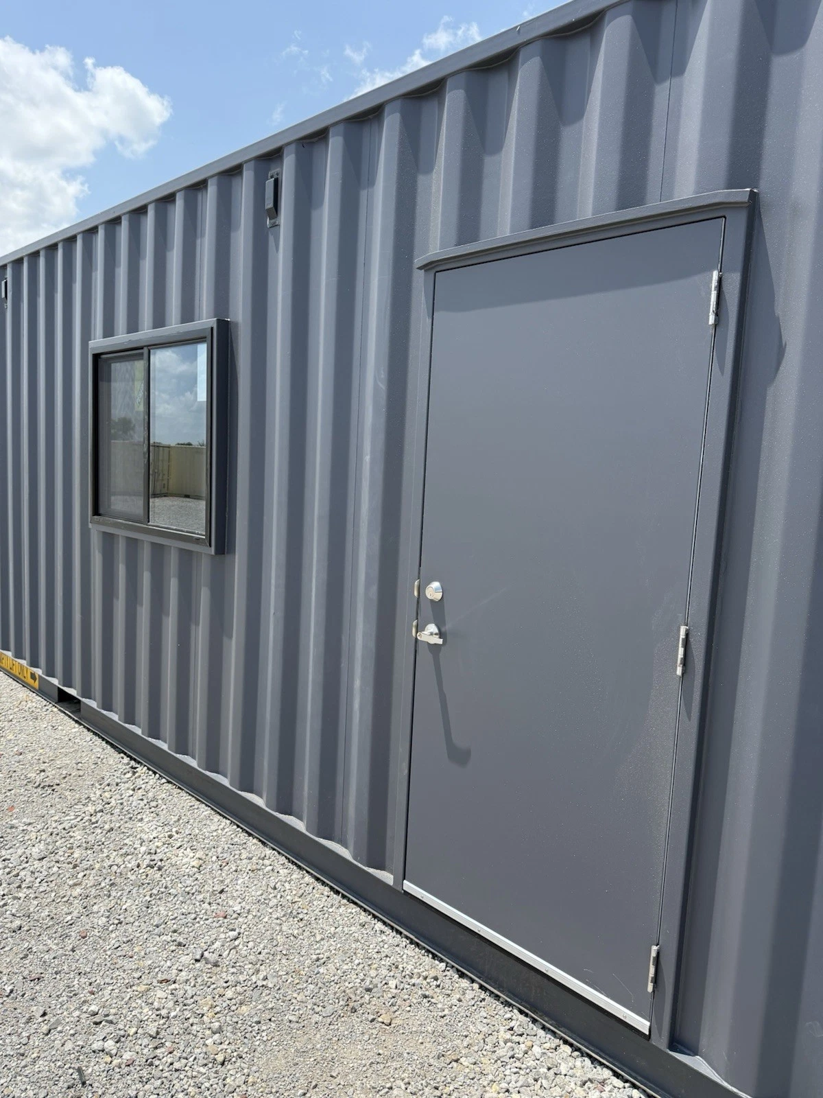 40ft New Slate Gray Shipping Container Office For Commercial Use Spray Foam - Image 6