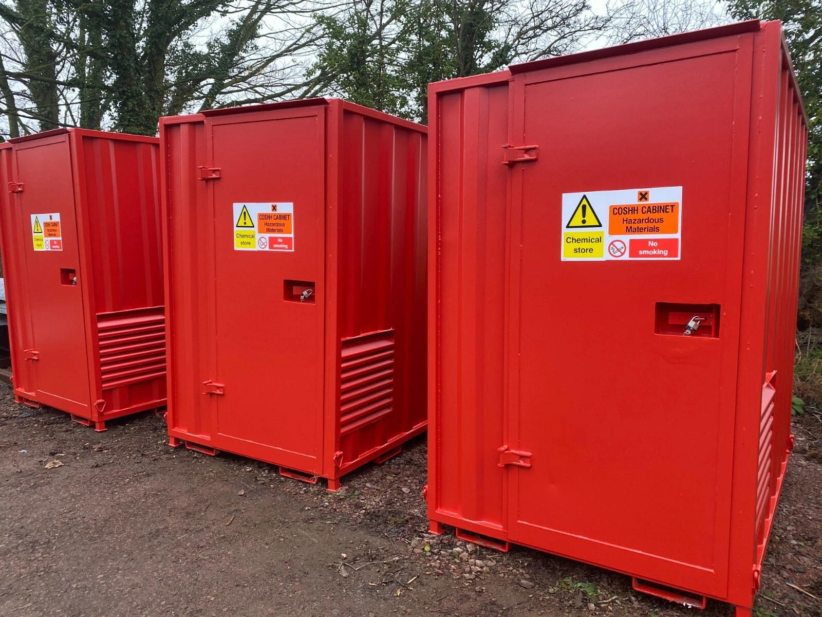 7ft x 5ft (2.2m x 1.6m) Secure Walk In Steel Chemstore/Hazardous Material Store - Image 4