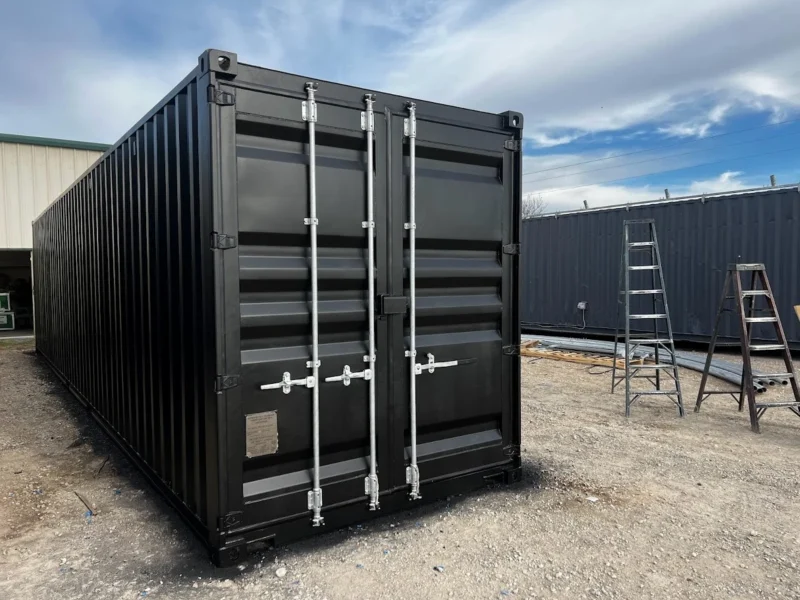 40ft Shipping Container w/3 Roll-Up Side Doors - Image 3