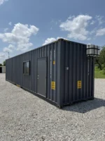 40ft New Slate Gray Shipping Container Office For Commercial Use Spray Foam