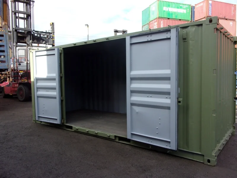 20' USED Storage Container with Side Doors. - Image 5
