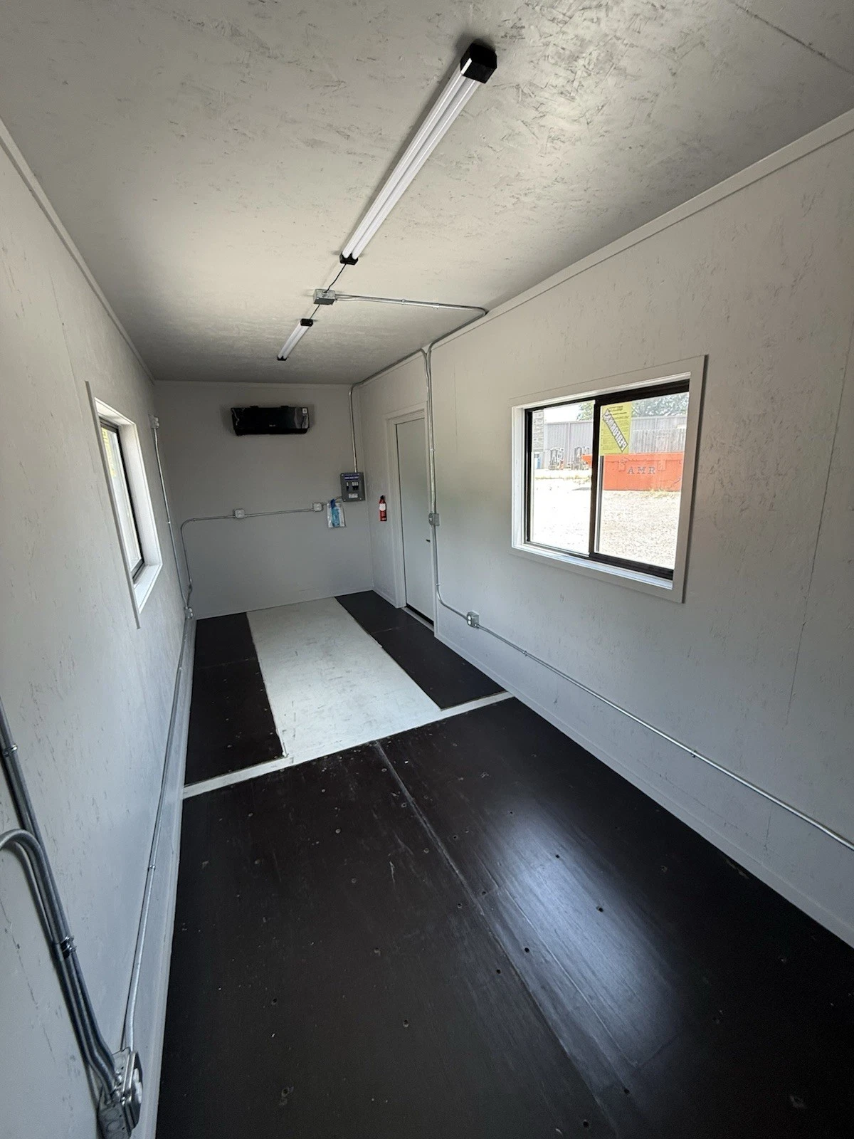 40ft New Slate Gray Shipping Container Office For Commercial Use Spray Foam - Image 14