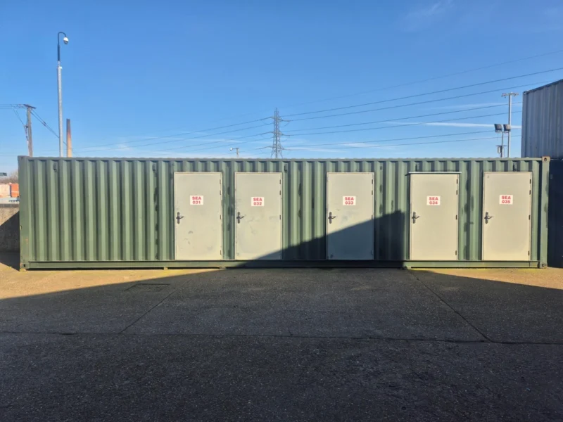 40' one trip self storage container