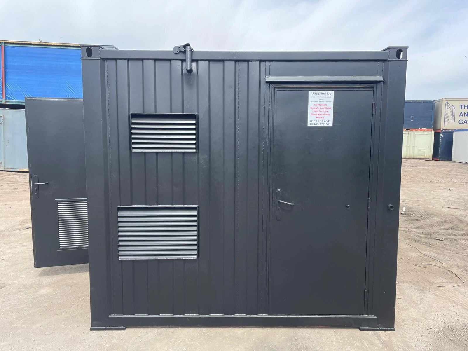 16ft by 8ft static welfare unit with generator toilet and kitchen - Image 3