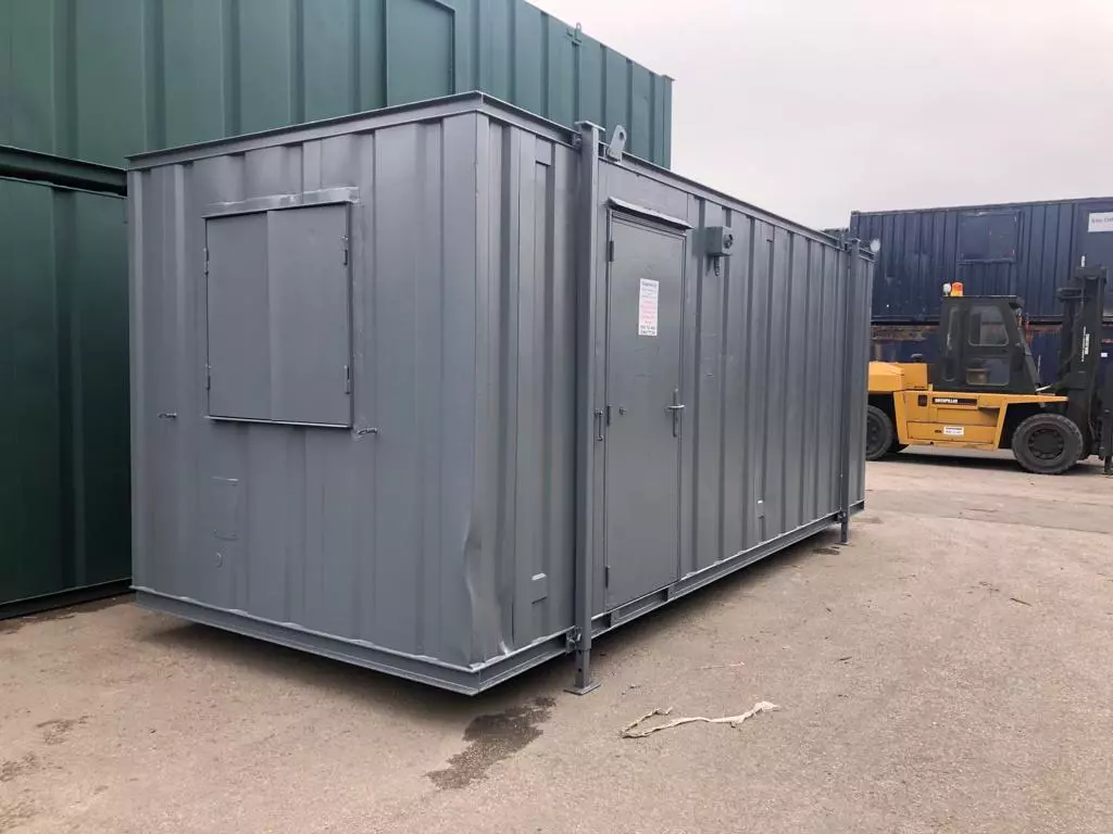PORTABLE 20FT X 8FT OFFICE/ A/V CONTAINER