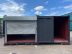 20ft x 20ft Modular Storage Container - Shutter + 3 Door Access
