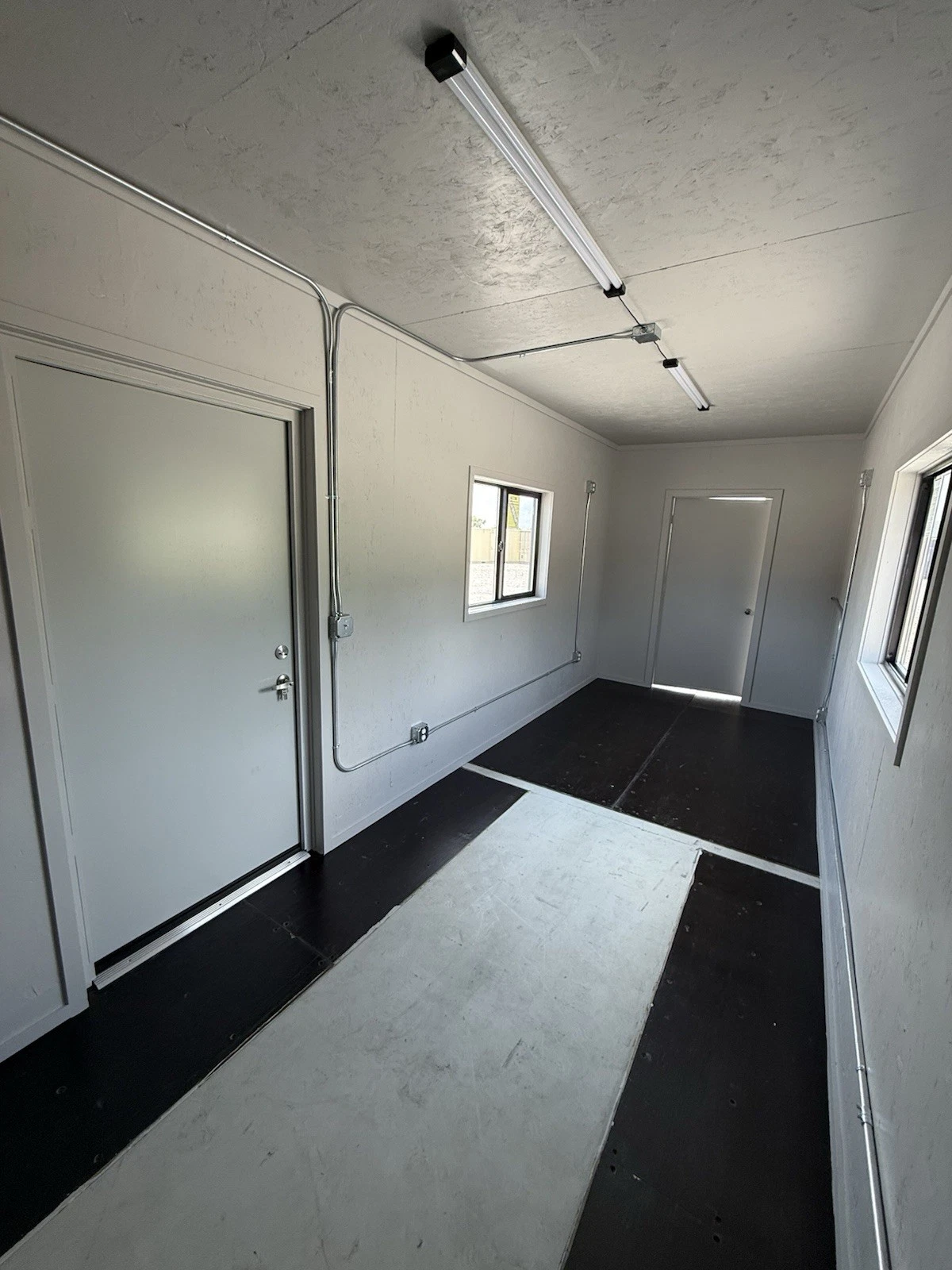 40ft New Slate Gray Shipping Container Office For Commercial Use Spray Foam - Image 13