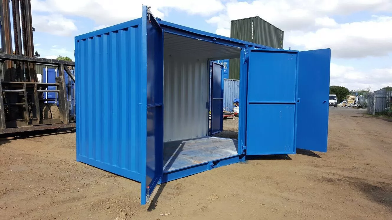 Rare Size 15x8 Ft Secure Container With Lock Box. Extra Double Doors. - Image 4