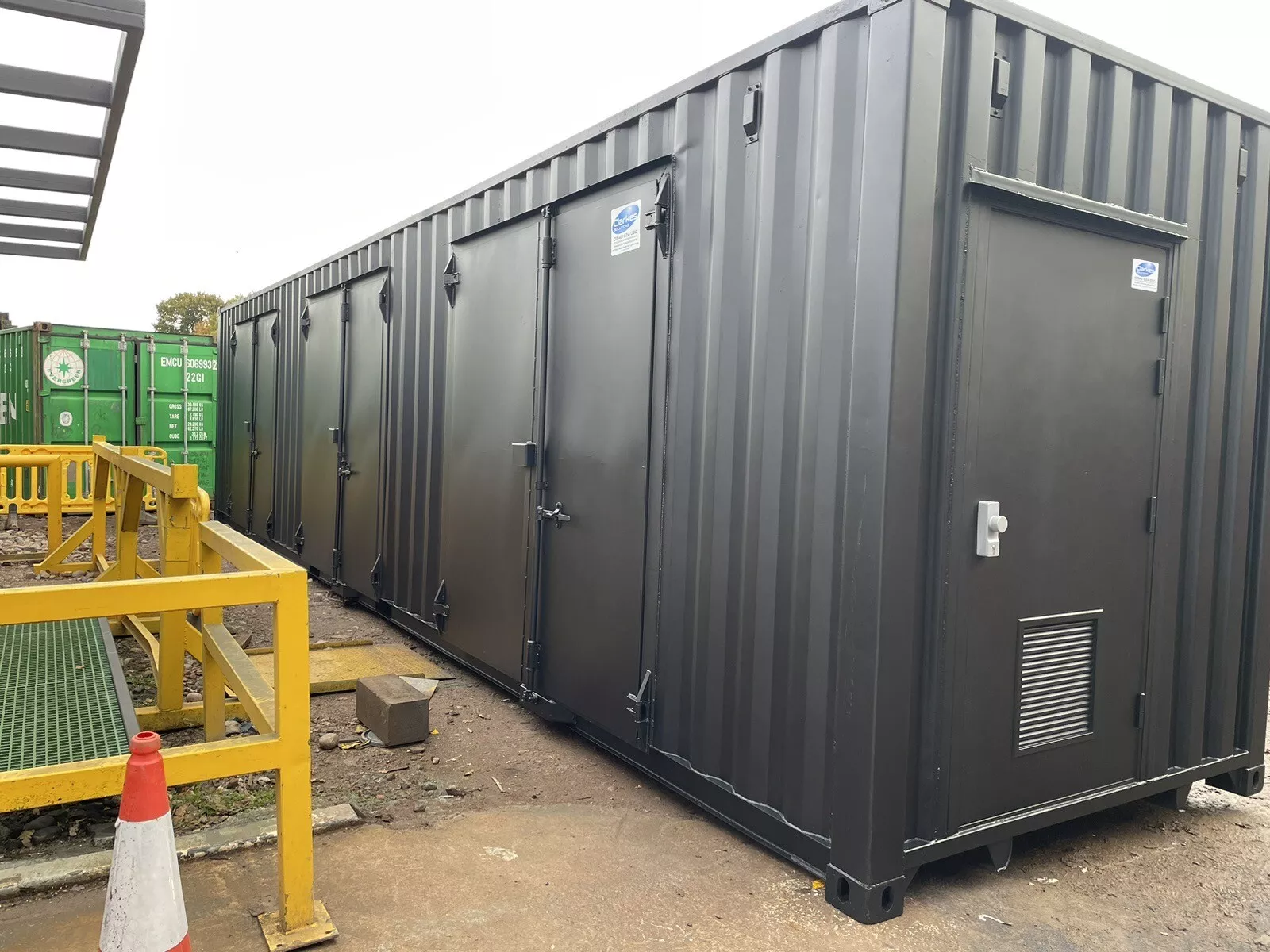 40 ft HIGH CUBE shipping containers With Side Doors, Anti condensation Paint