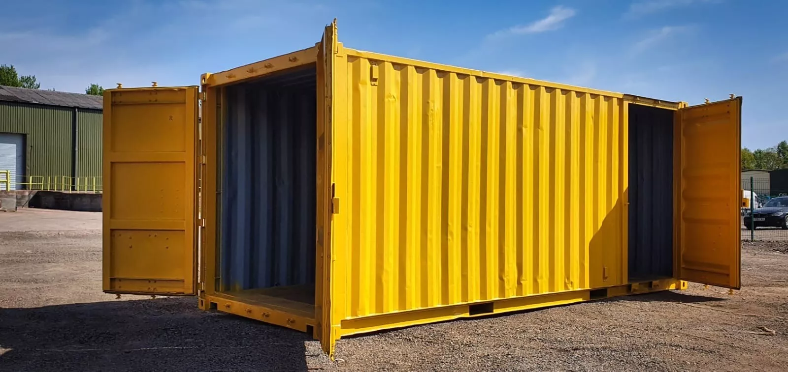 20x8 Container With Side Door to store room With Secure anti vandal Lock Boxes - Image 3