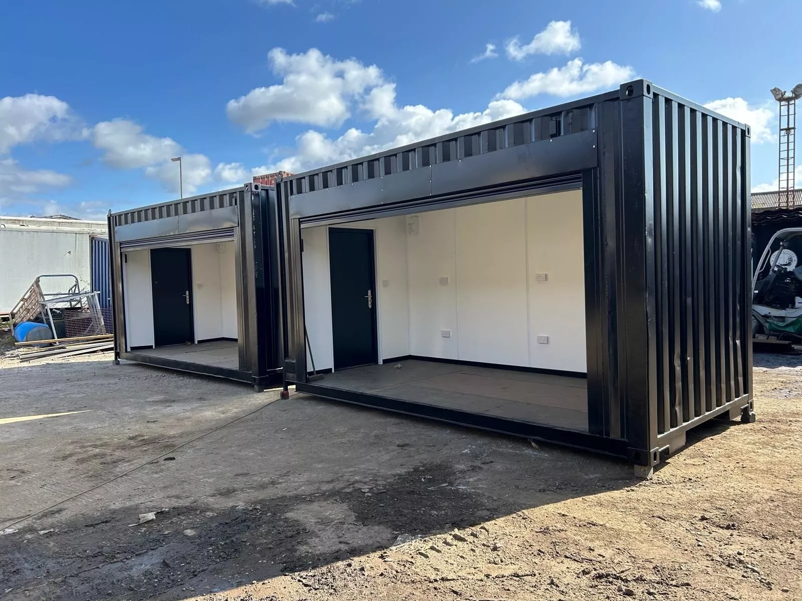 Roll Up Door Shipping Container -Street Food Coffee Shop Bar - Nationwide Delivery