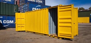 20x8 Container With Side Door to store room With Secure anti vandal Lock Boxes