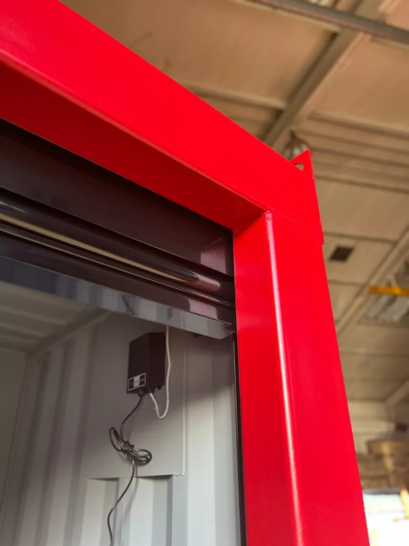 6ft Bespoke Roller Shuttered Shipping Container | Secure  Motorized Coiling Door - Image 3