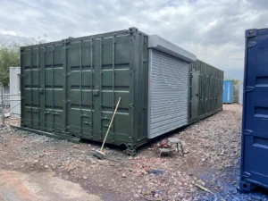 40 x 16 Linked Container Workshop.. Strengthened Optional anti condensation.