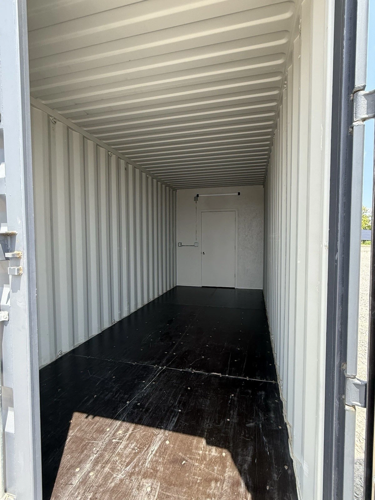 40ft New Slate Gray Shipping Container Office For Commercial Use Spray Foam - Image 11