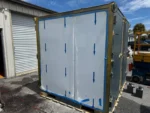 Lightweight Quad Door Shipping Container Split into two sides
