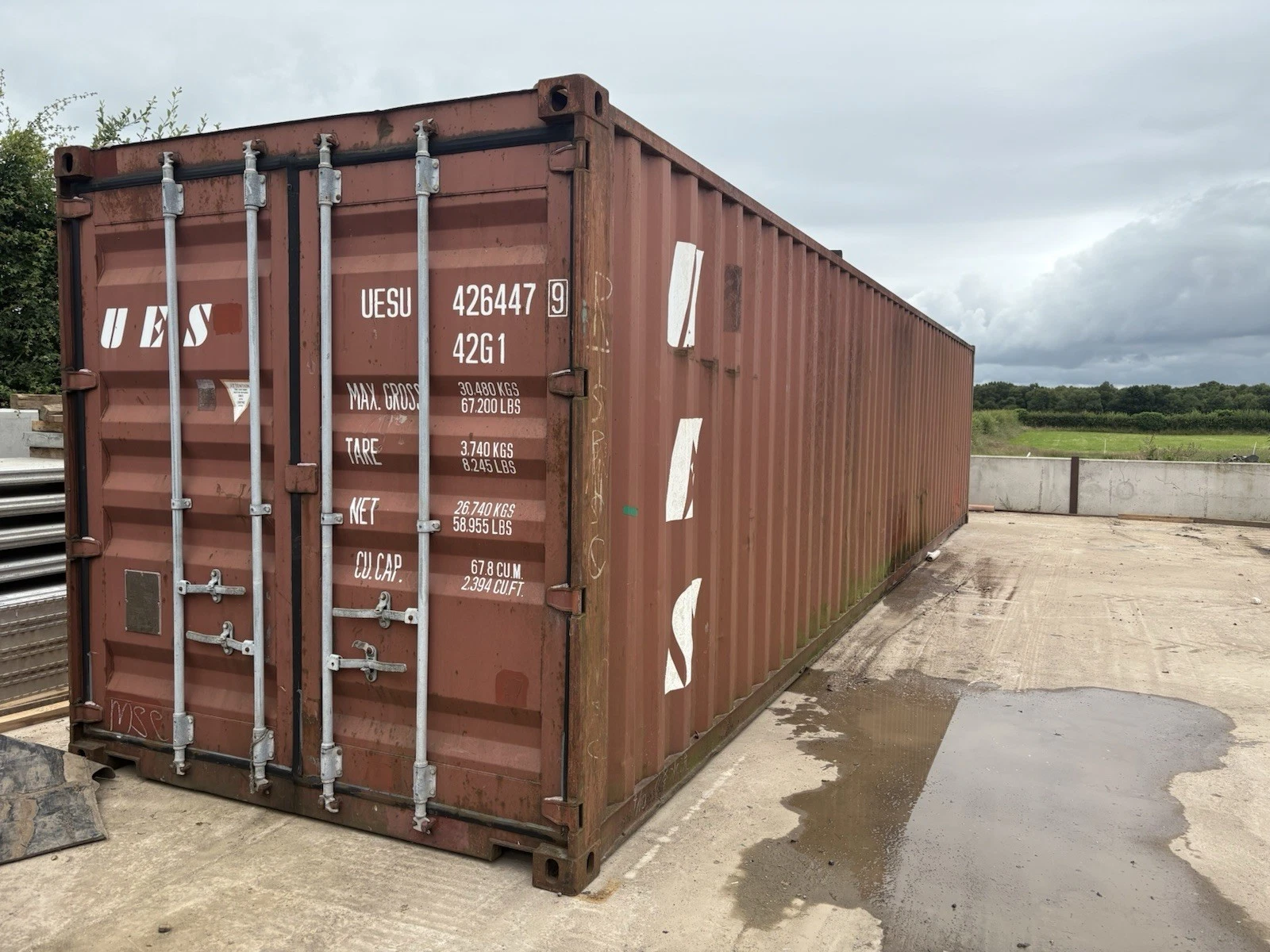 Used 40ft High Cube Shipping Container