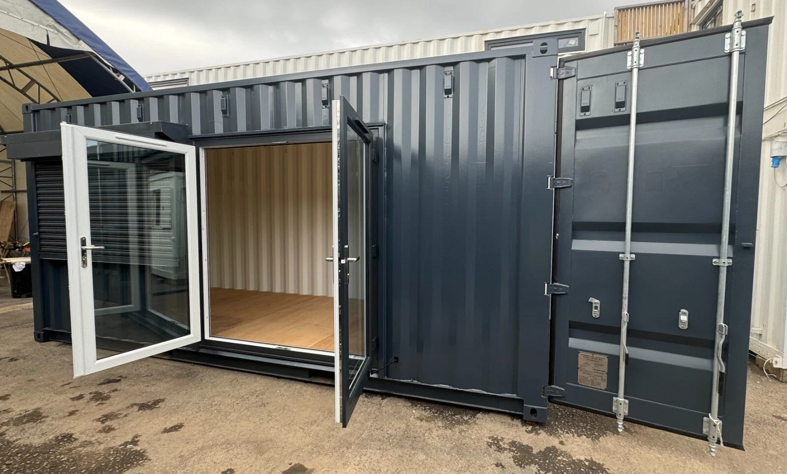 20x8ft | CUSTOM SHIPPING CONTAINER CONVERSION | Portable Building | - Image 4
